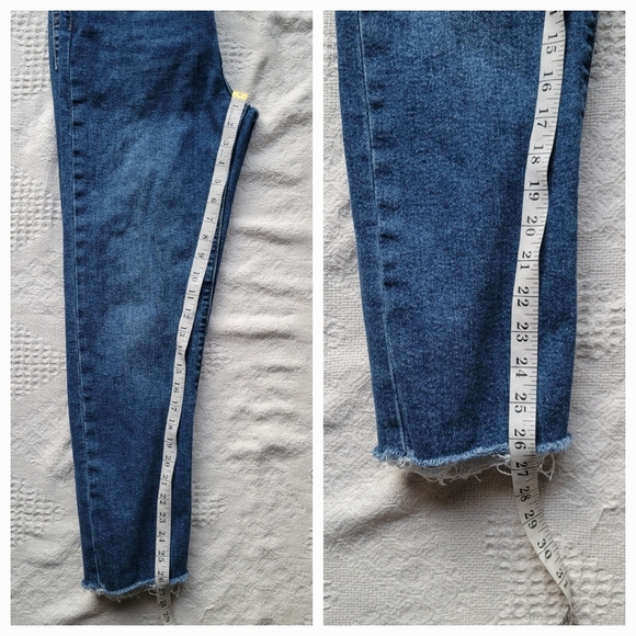 Levi's High-Waisted Distress Straight Leg Denim Casual Vintage Style Jean - Picture 8 of 9
